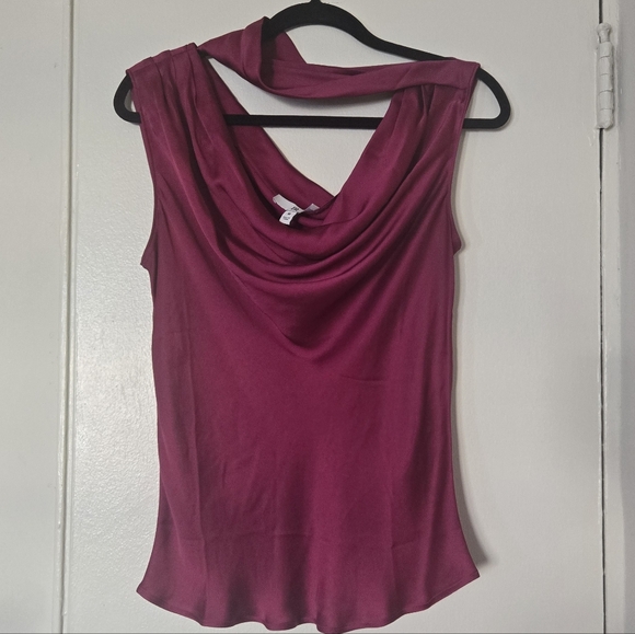 Banana Republic Tops - BR Hammered Satin Cowl-Neck Tank